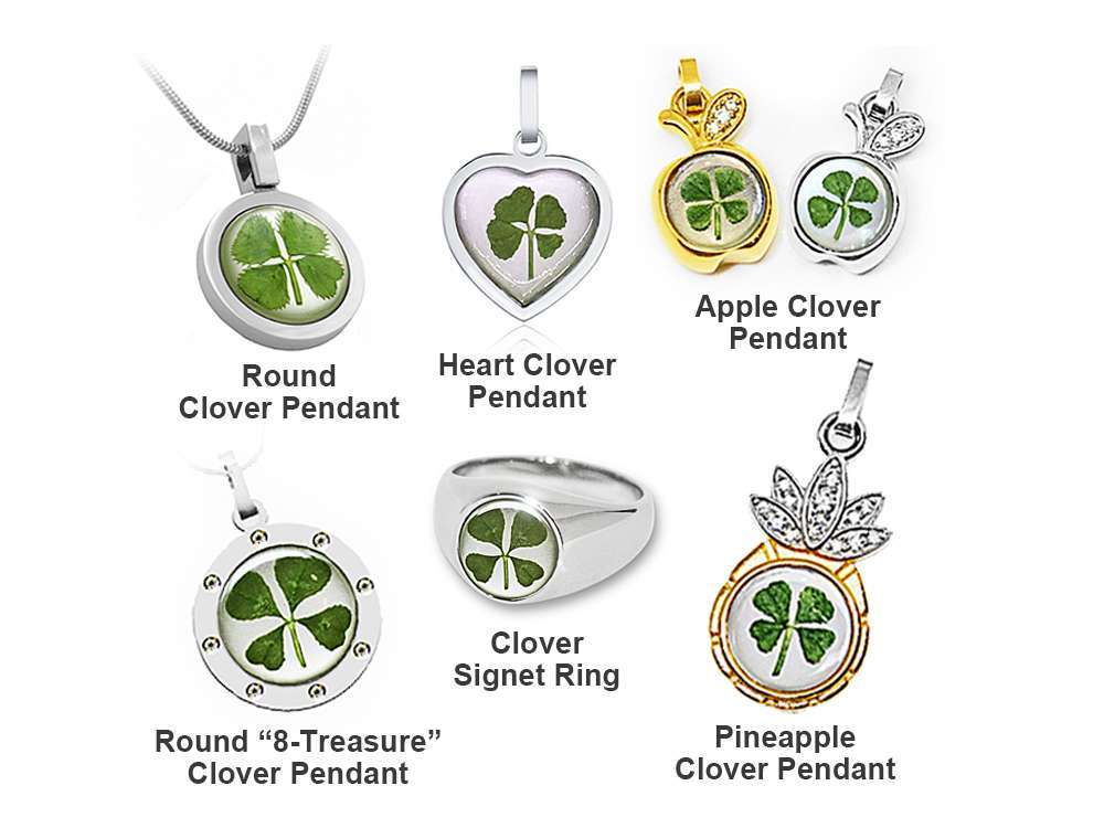 1 Cloverpanel 4leaf Apple Signet Ring Pineapple