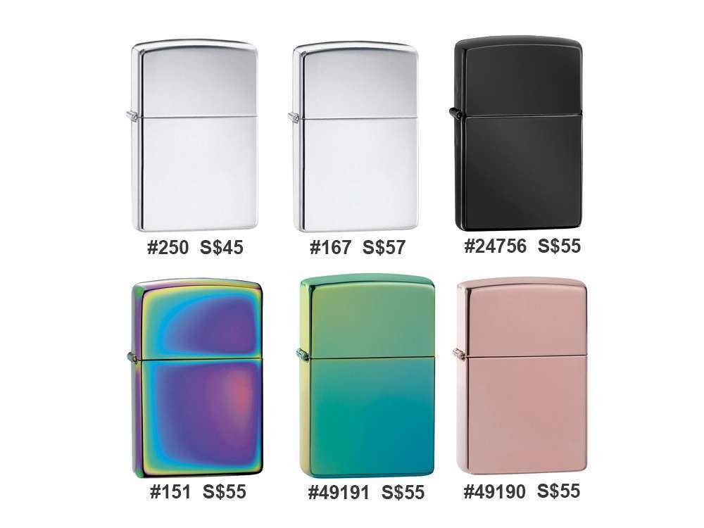 2 Zippo 250 167 24756 151 49191 49190