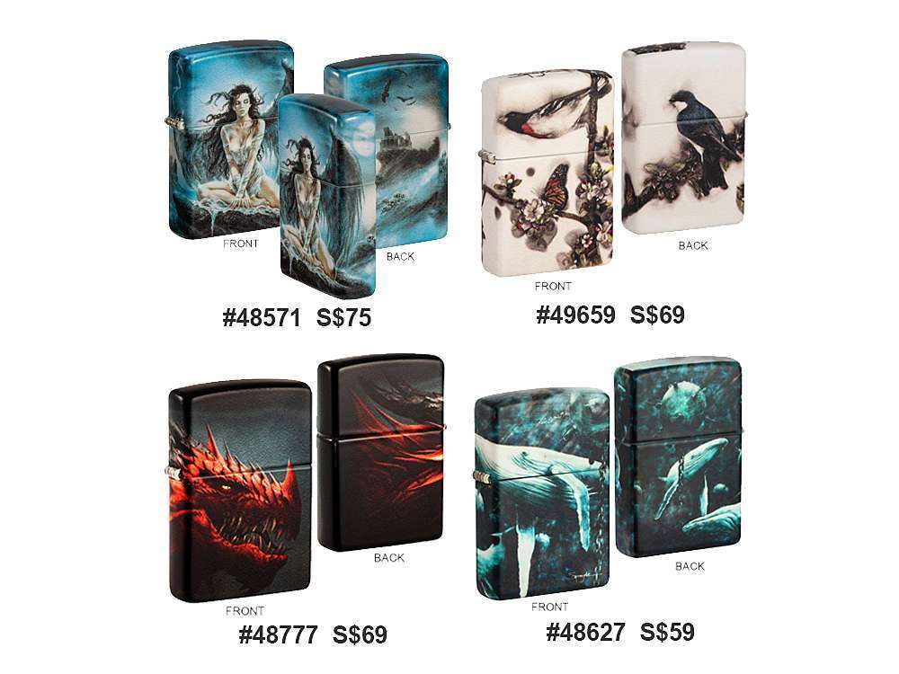 6 Zippo 48571 49659 48777 48627